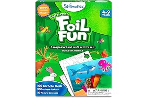 Skillmatics Art & Craft Activity - Foil Fun Animals: Mess-Free, Educational Activity...