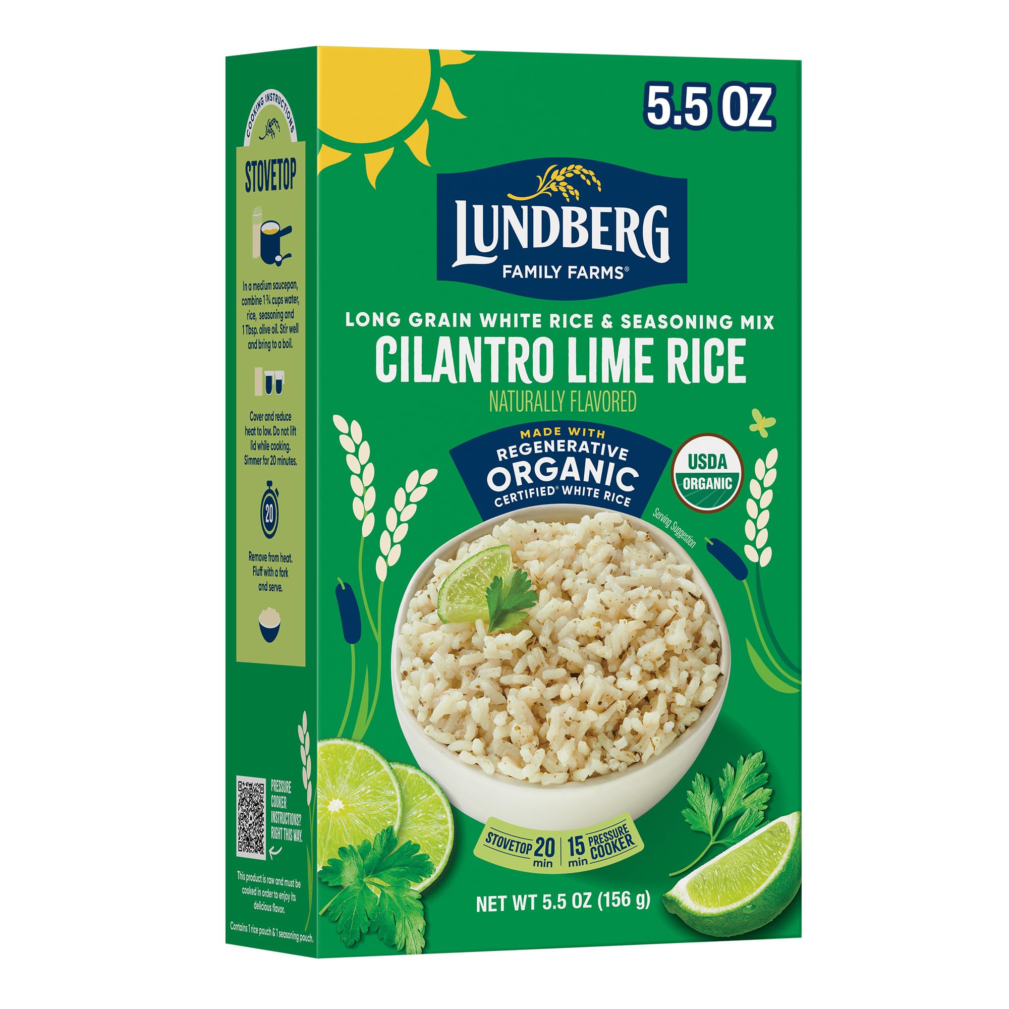 Lundberg Cilantro Lime White Rice 5.5 OZ