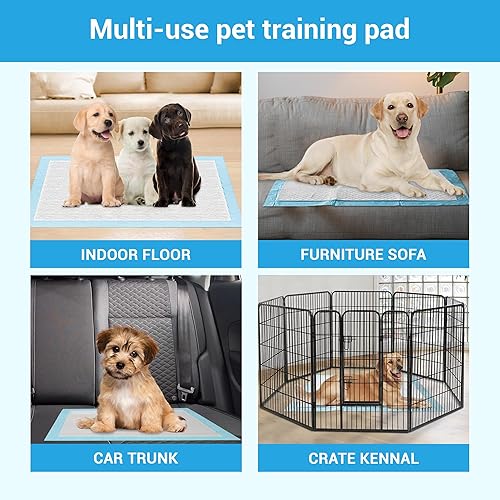 Miniatura 5 de Disposable Puppy Pads  UltraAbsorbent pee pads for dogs  24"x24"  30 dog pads  Leak-Proof Dog training pads  Heavy Duty Dog Pee Pads Extra Large