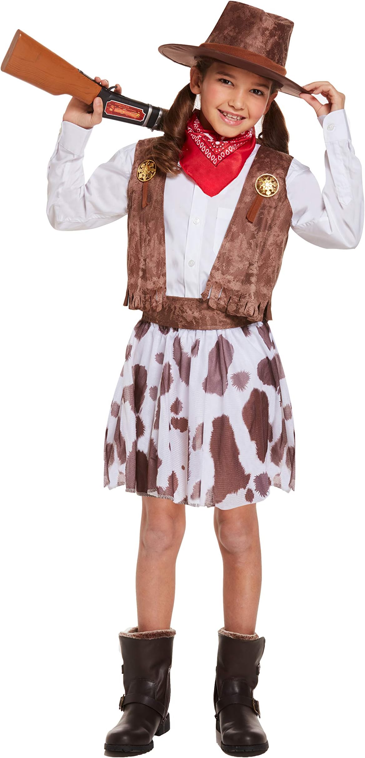 Cowgirl Costume Girl's Cow Costume Age 10-12