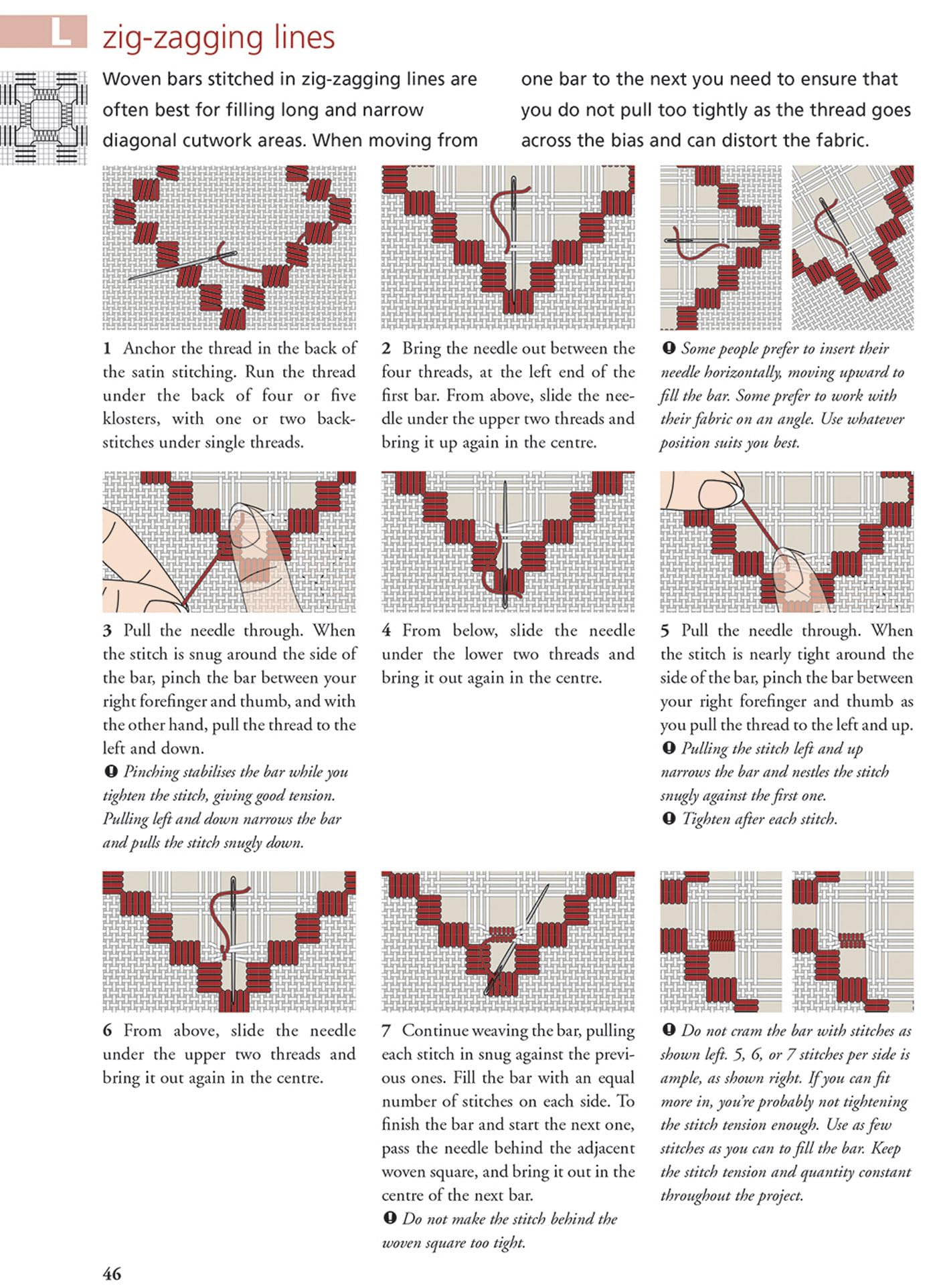 Hardanger Filling Stitches: A Step-by-Step Handbook