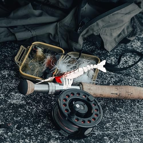 Miniatura 4 de 5 uds. Señuelos de camarón de pesca luminosos Señuelos de camarón de PVC Señuelos de pesca cebos falsos de simulación de camarones cebos