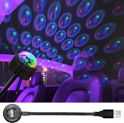 Miniatura 7 de Proyector de luz nocturna de estrellas, accesorios de automóvil para mujeres y hombres, luces LED románticas para automóvil, luces interiores