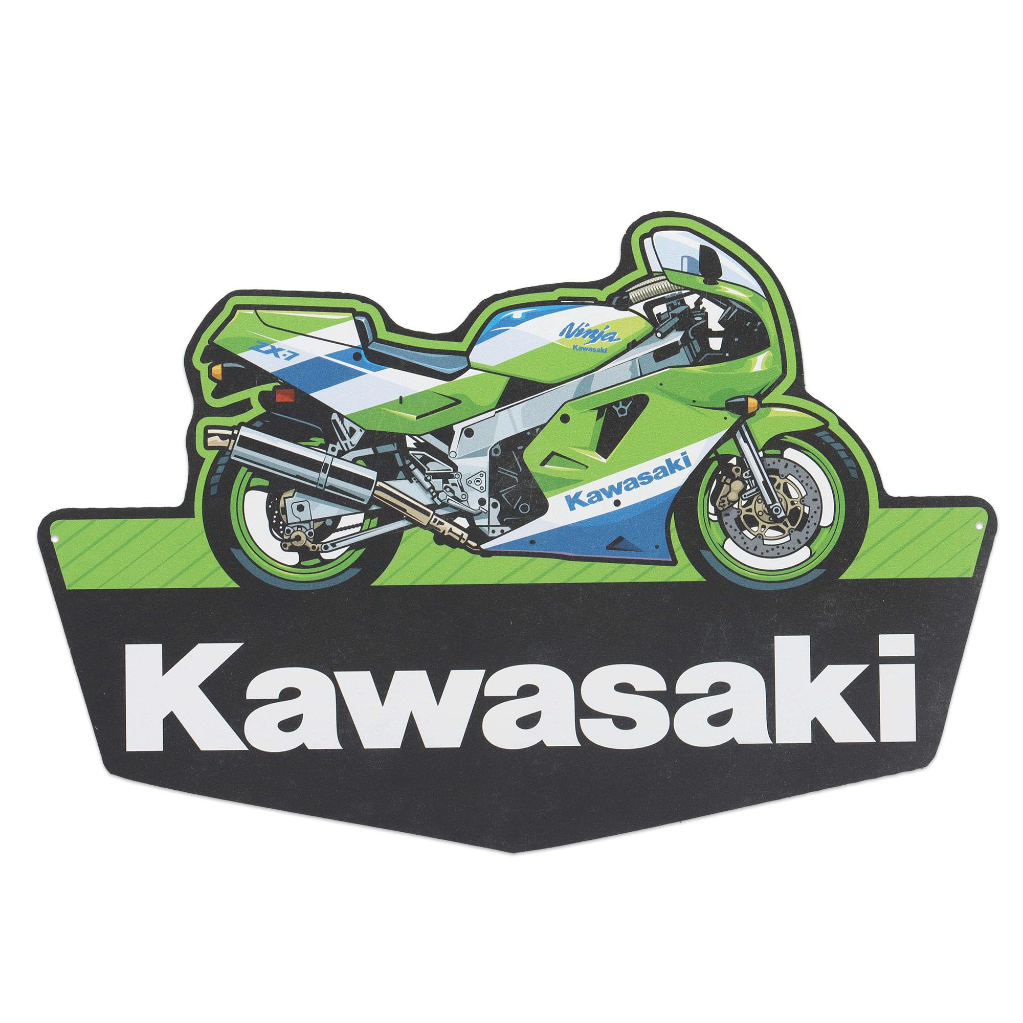 Amazon.com: Kawasaki 1989 Ninja Motorcycle Metal Sign - Vintage