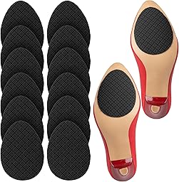 SULPO Lot de 12 sangles en caoutchouc pour chaussures - Autocollants de réparation de semelles de chaussures - Semelles autocollantes - Ultra solides - À découper - Ovales