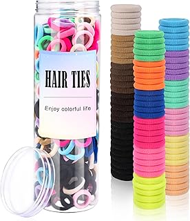 500 قطعة من ربطات شعر الاطفال الرضع من اوتشليس، ربطات شعر متعددة الالوان للاطفال الصغار، ربطات شعر مرنة وناعمة للفتيات الصغيرات، ربطات شعر قطنية لا تسبب التلف، 18 لون