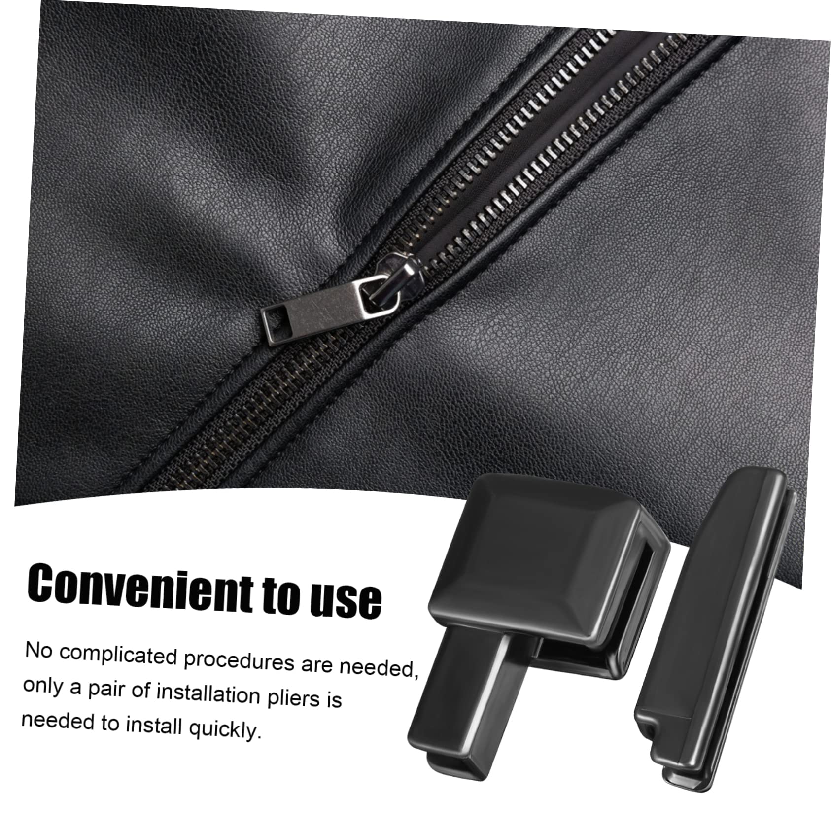 Tofficu 4piezas Kit De Reparación De Cremalleras De Metal Accesorios Para Ropa Chaquetas Jeans y Mochilas Solución Rápida y Fácil Para Cremalleras Dañadas