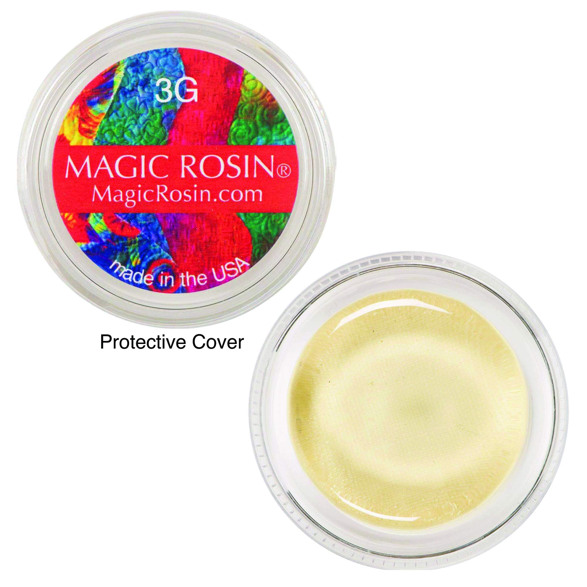 Magic Rosin Ultra Shattered Glass Hologram - Professional Grade Instrument Rosins For Cello And Bass - Excellent Grip - Delivers A Clear Complex Tone - Transparent Low Dust Pine Bow Rosin