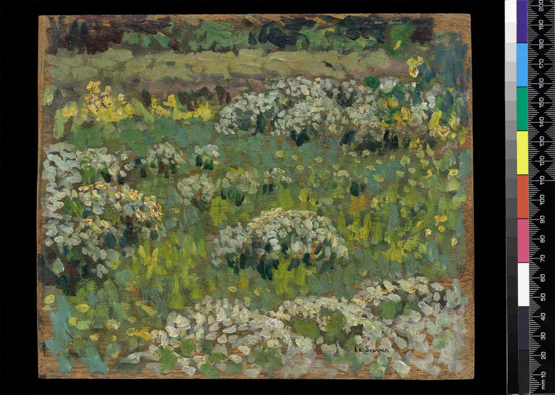POSTERIIk Vintage Print Pop Art Landscape Artwork the Pond Garden Hampton Court by Henri Eugene Augustin Le Sidaner Art Prints for Office Home Decor 60x90cm