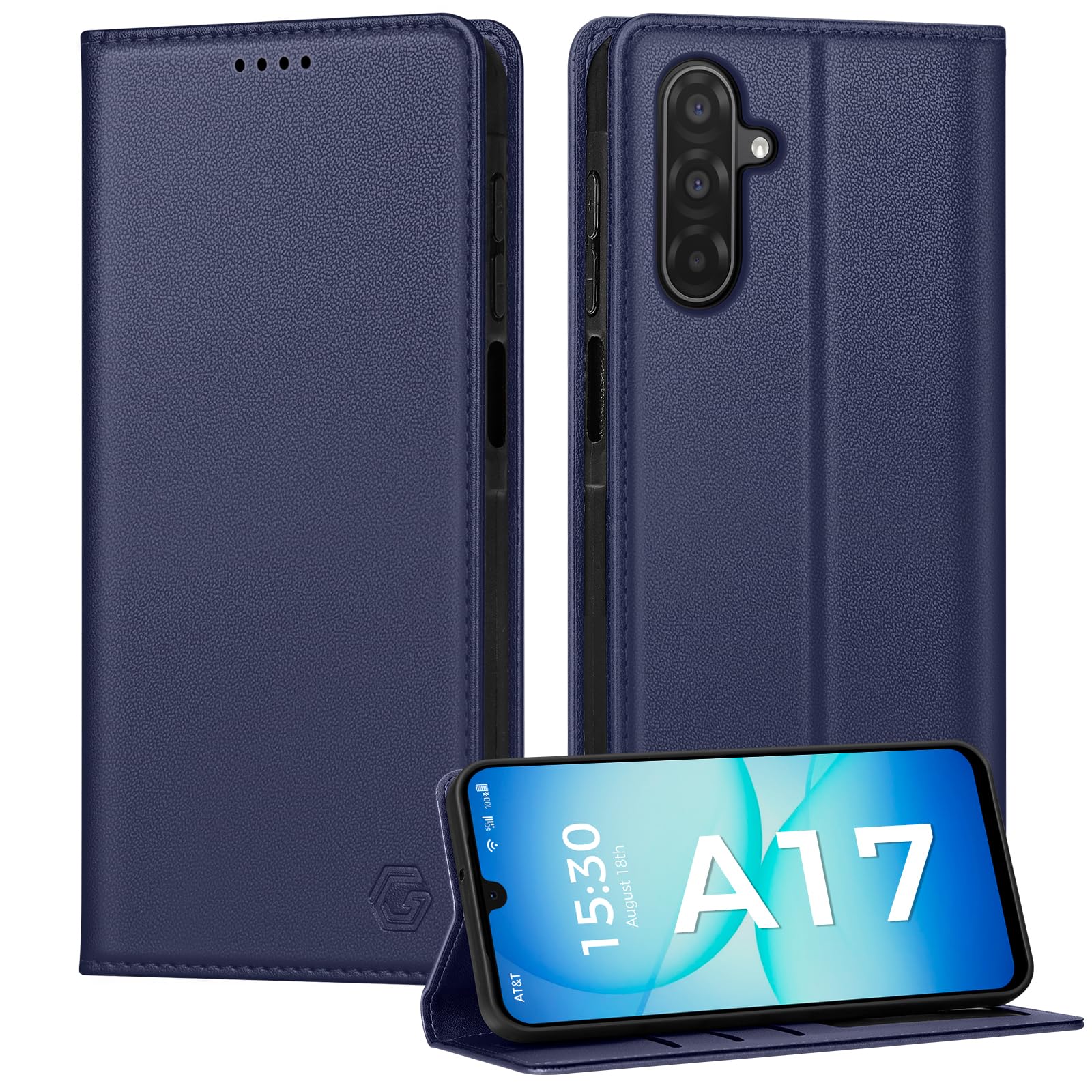 Kirnntca Handyhülle für Samsung Galaxy Hülle, Kartenfach Premium PU Leder Klapphülle Schutzhülle, Standfunktion Tasche Flip Case für Samsung Galaxy Hülle