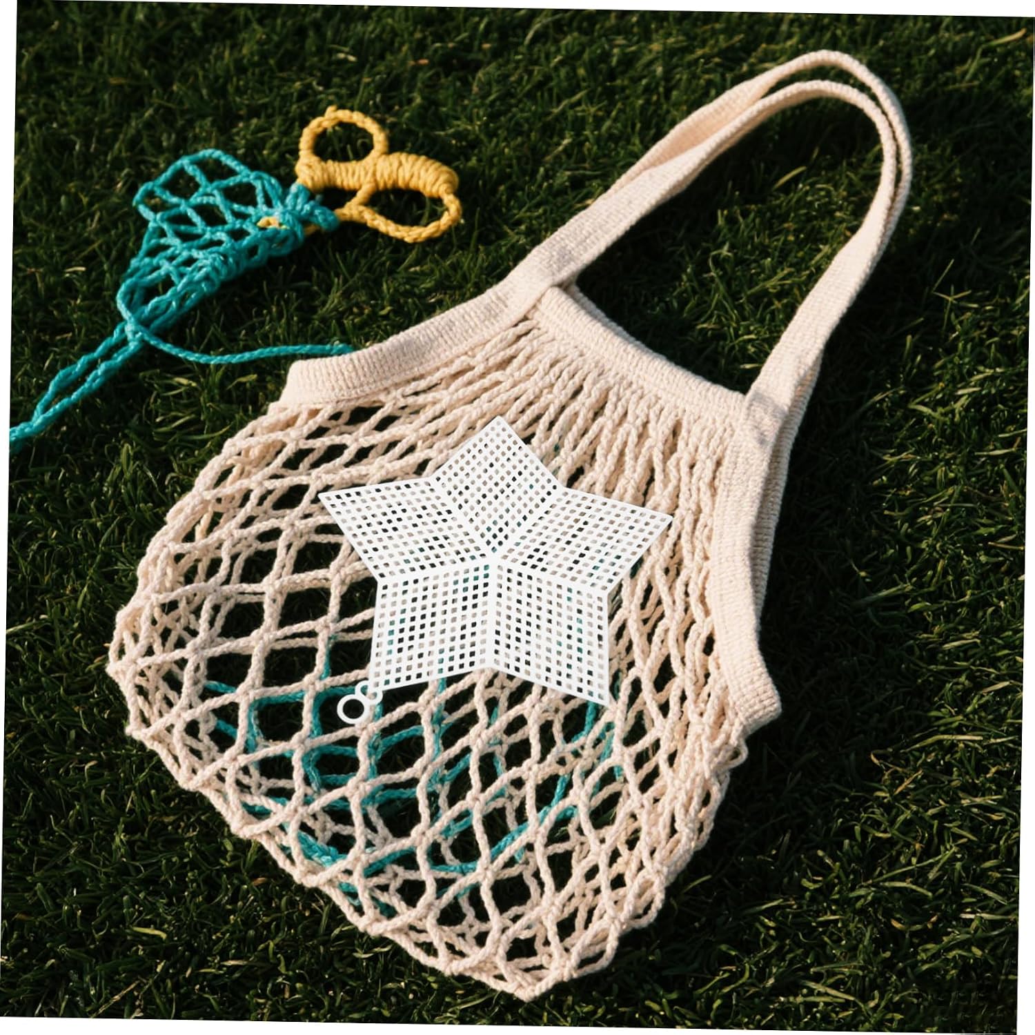PLAFOPE 10Pcs Plastic Mesh for Crafting Versatile Plastic Canvas for Crochet Bags Sturdy Woven for Cross Stitch Beginner Friendly Craft Making Supplies