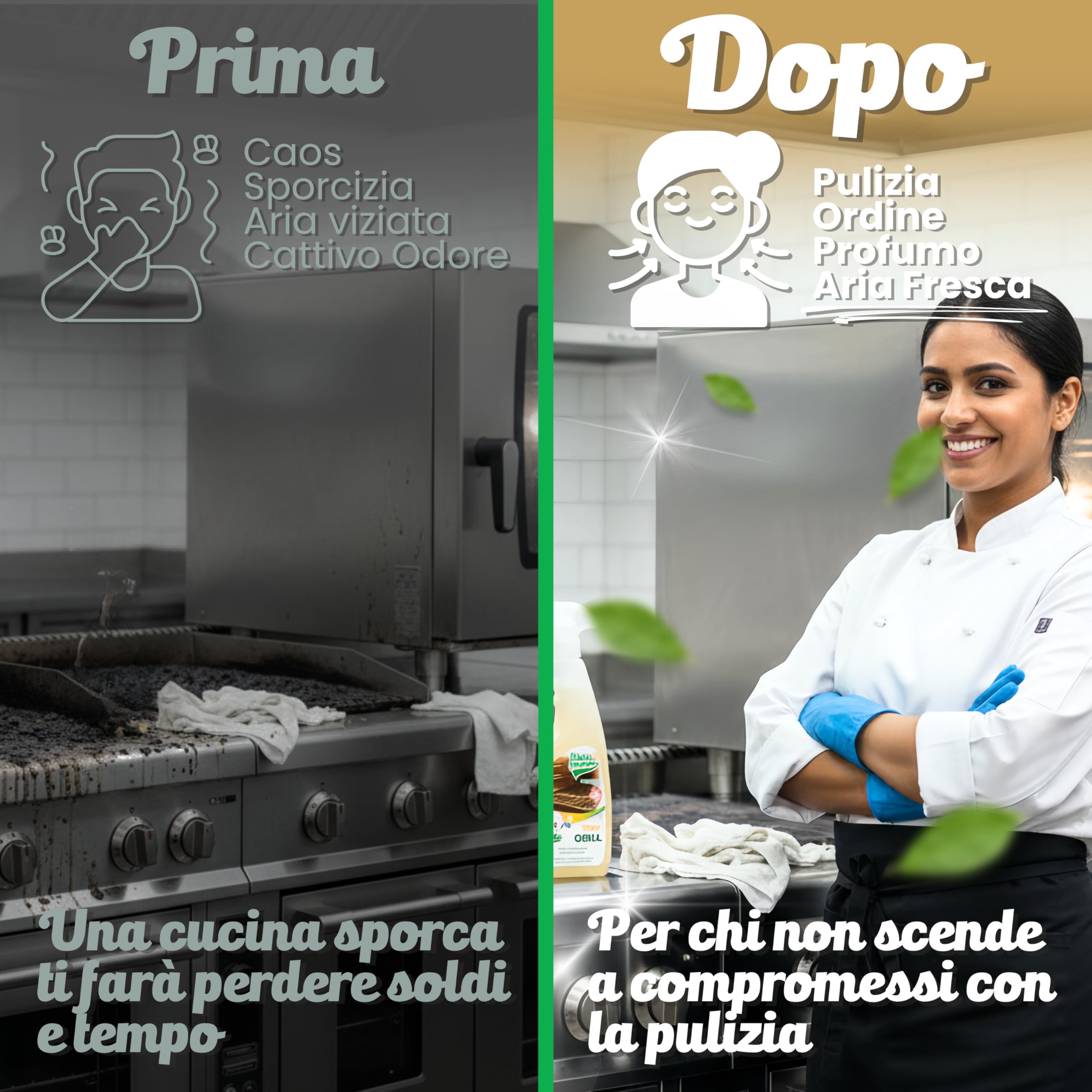 3PZ x 750ml Decarbonizzante Forni, Griglie e Piastre in Schiuma