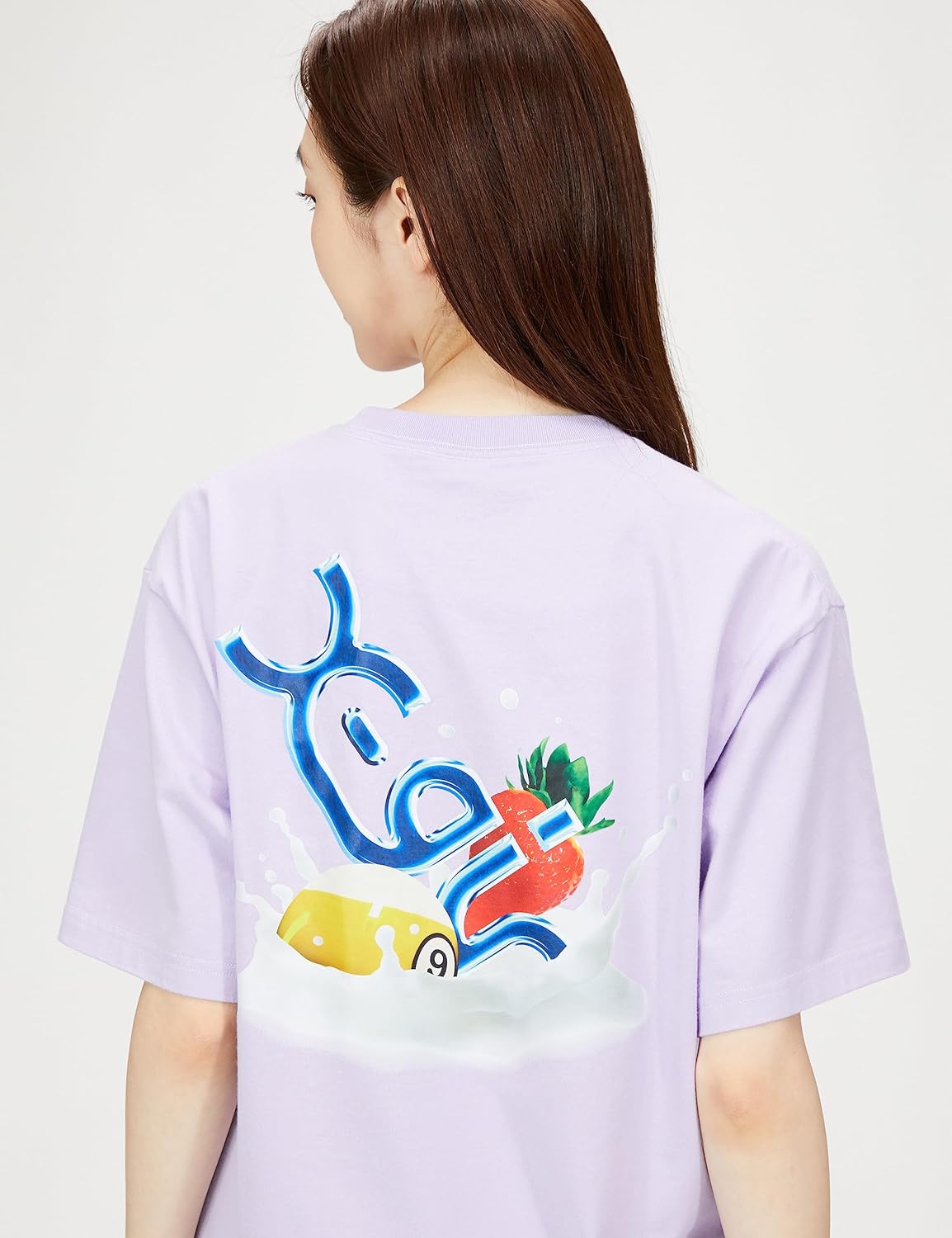 Amazon | [エックスガール] Tシャツ MILK CROWN SPLASH S/S TEE