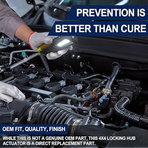 Miniatura 7 de 2 piezas de repuesto de actuador de cubo de bloqueo 4x4 para Ford F150 4WD 2003-2015 Ford Expedition 4WD 2003-2015 Lincoln Navigitor 2006-2008