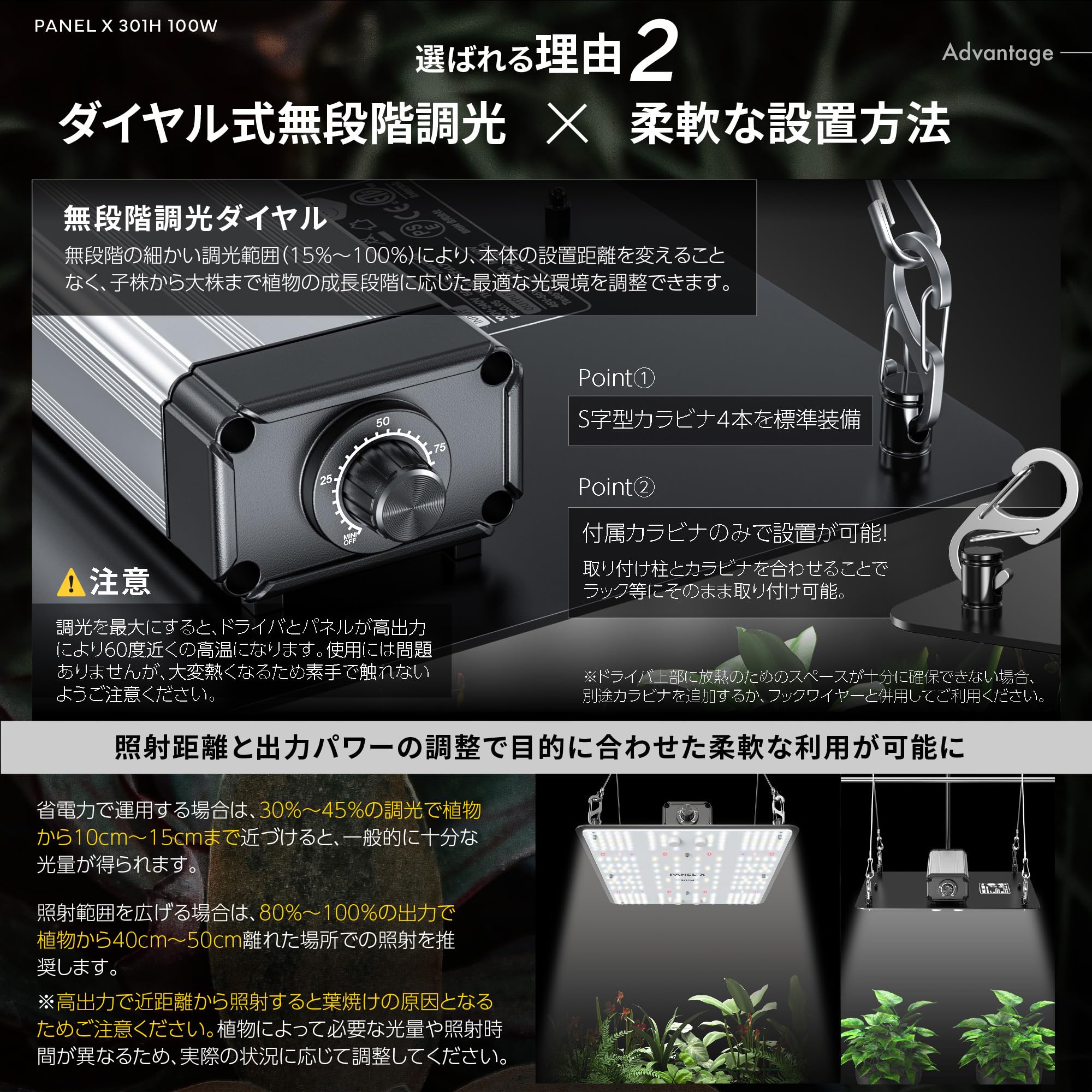 Amazon.co.jp: 【公式】BRIM(ブリム) PANEL X 植物育成ライト LED 