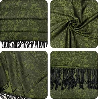 Pashmina Shawls and Waps Rave Scarf for Weddings Festival