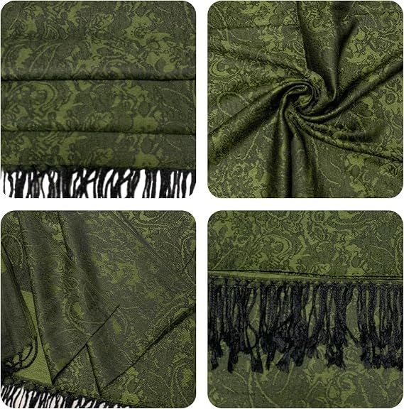 Pashmina Shawls and Waps Rave Scarf for Weddings Festival