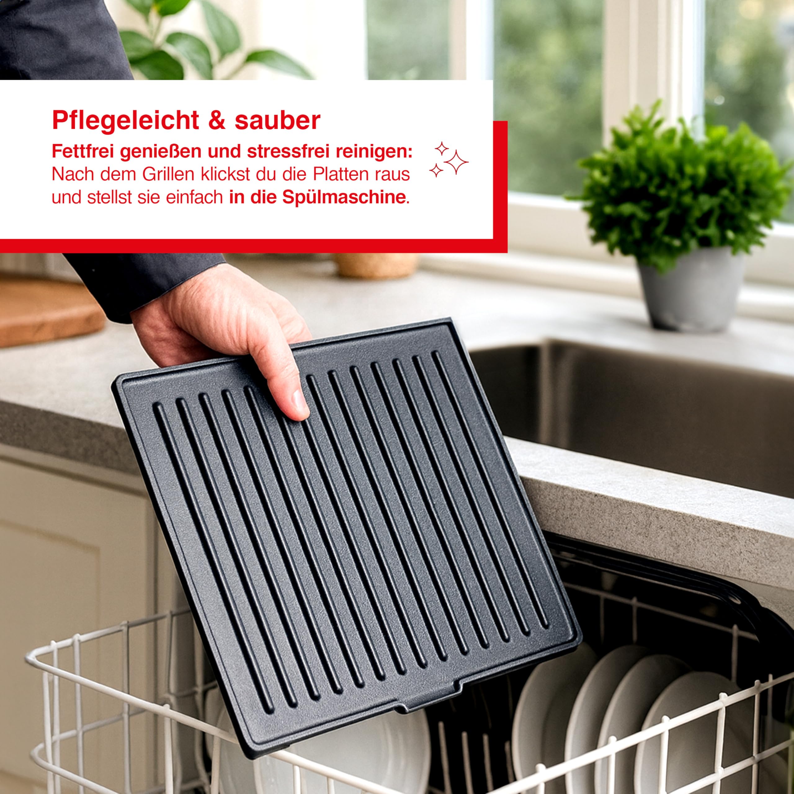 Solis Contact Grill Pro (Typ 7953) Elektrogrill, Edelstahl | 180° aufklappbar, Panini Maker, Sandwich Toaster, antihaftbeschichtet, spülmaschinenfest
