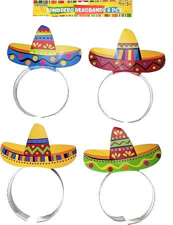 KINREX Cinco de Mayo Sombrero Headband 