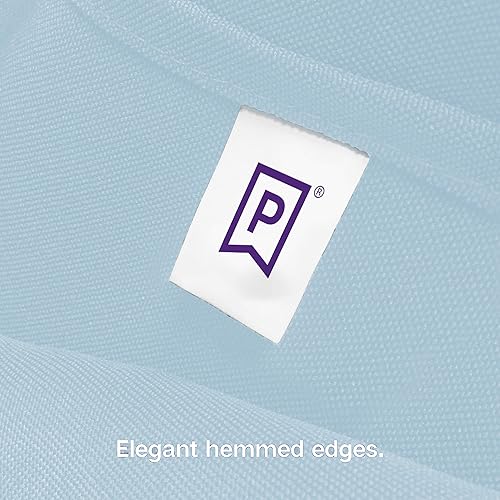 Miniatura 7 de Gee Di Moda - Mantel rectangular de 60 x 126 pulgadas, mantel rectangular azul bebé para mesa de 8 pies en poliéster lavable, ideal para mesa de