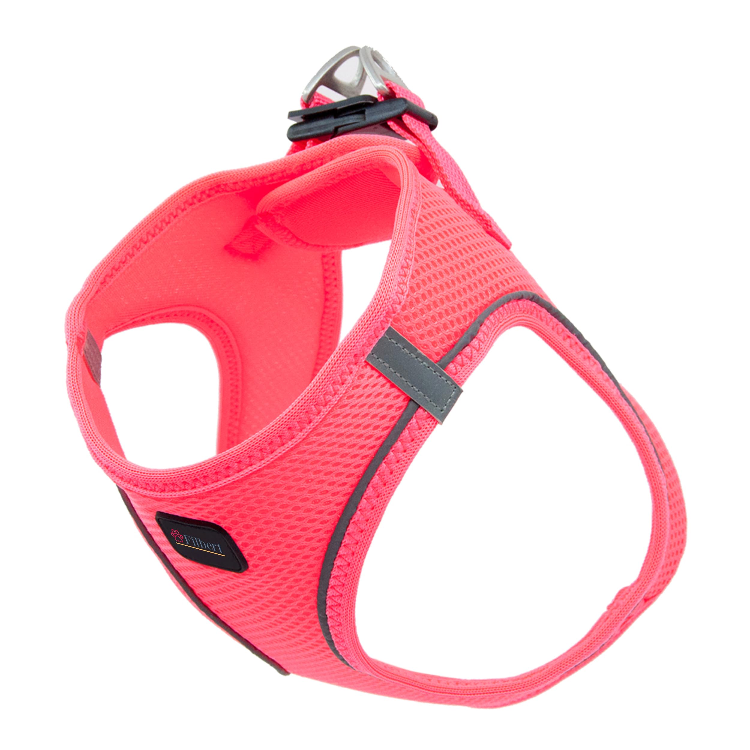 Filbert Dog Harness Small Sized Dog, Step-in Reflective Harness Small Sized Dogs, Puppy Vest, Mesh Vest, Adjustable, Soft, High Reflectivity,