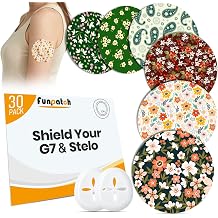 30Pack Dexcom Over Patch for G7 with 2 Caps