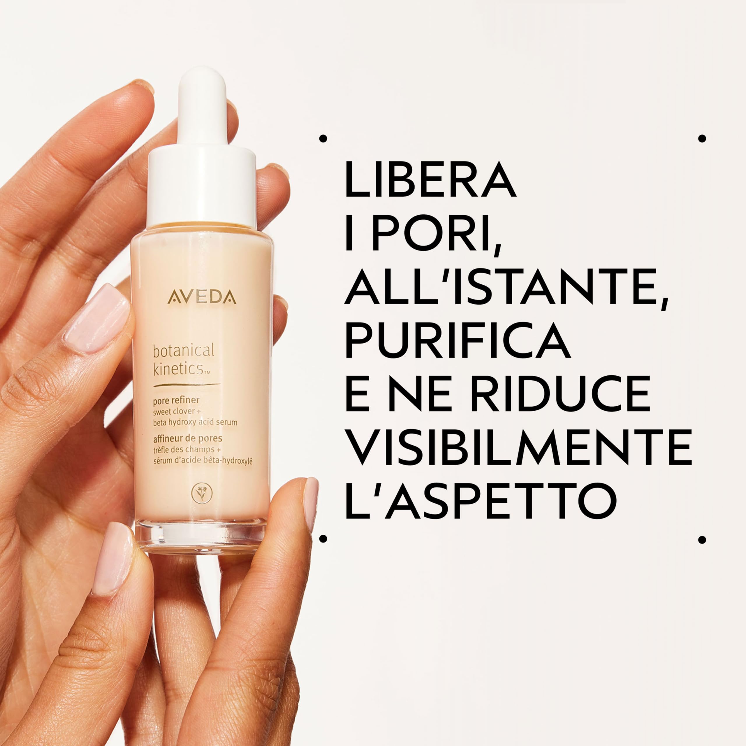 Aveda Botanical Kinetics siero purificante - Esfoliante per il viso che libera e attenua all’istante i pori - Con beta-idrossiacido (30 ml)