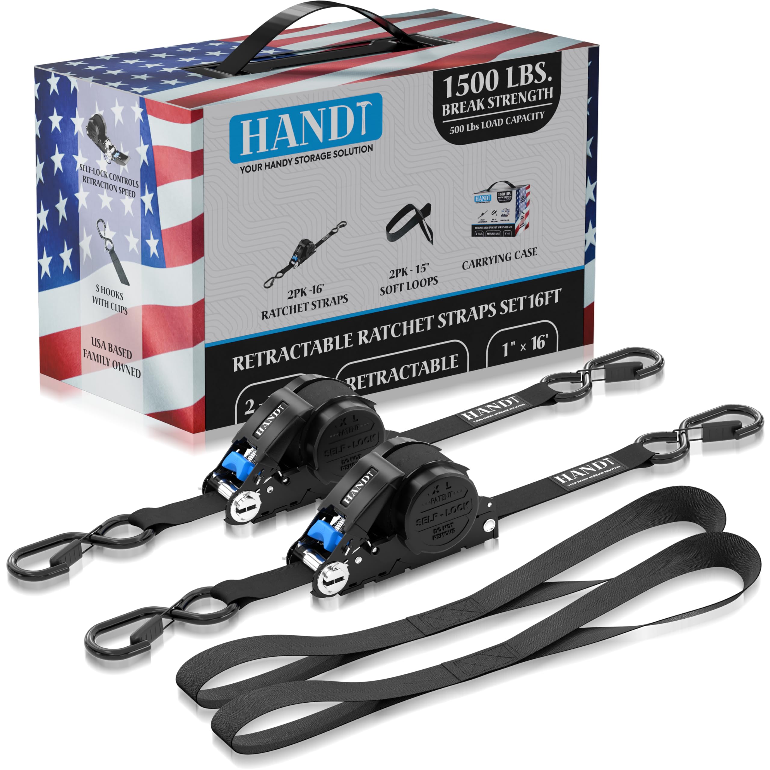 HANDT USA Retractable Straps
