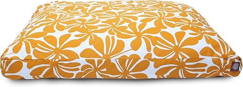 Majestic Pet Products - Cama rectangular grande para perros y mascotas, para interiores y exteriores, con funda extraíble y lavable
