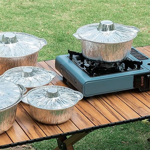 Miniatura 2 de Olla de aluminio desechable,Ollas de aluminio desechables, Olla de cocina para sartenes de aluminio desechable, sartenes de aluminio desechables con