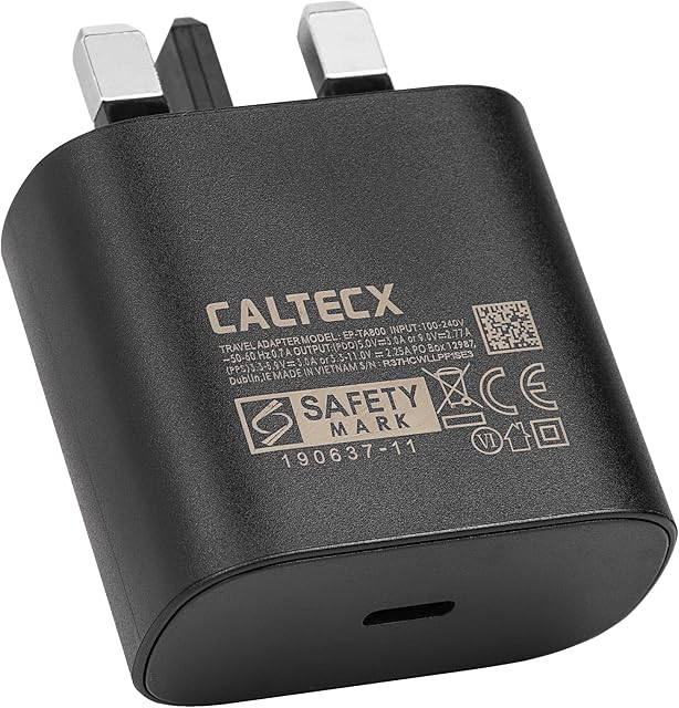 25W FAST Charger USB C Plug For Galaxy S22 S21 S20 S10 S9 S8 /Note Fast Charging USB Type C Also Compatible With Other Type C Devices