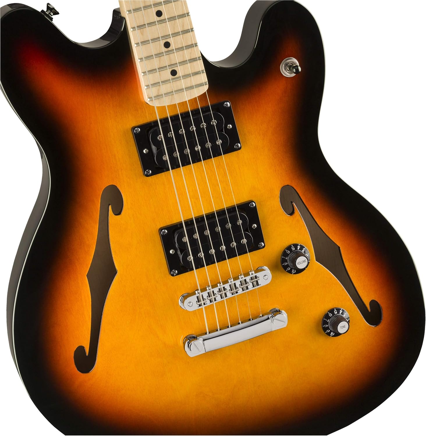 Fender Squier Affinity Series Starcaster Electric Guitar, 3-Color Sunburst