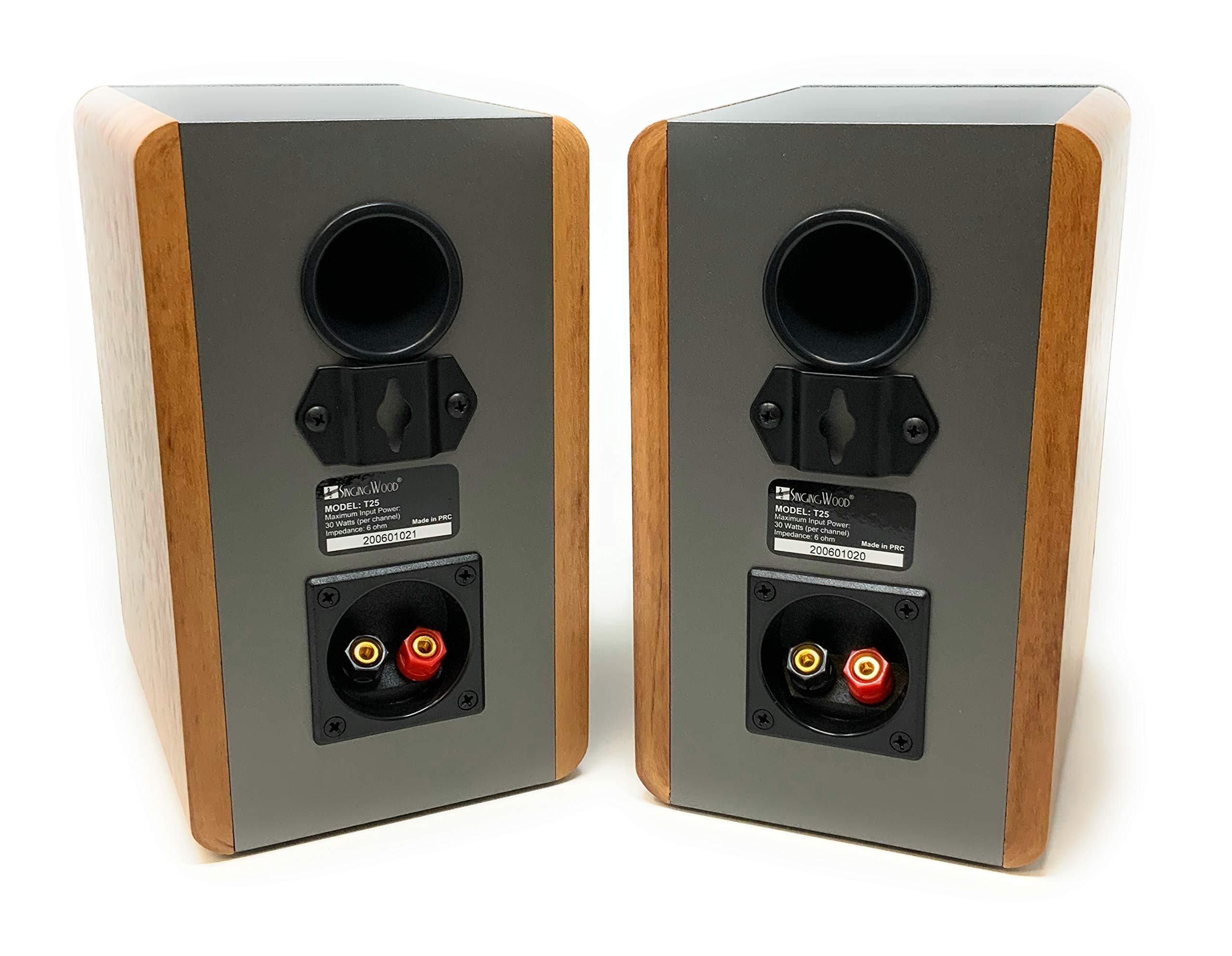 Singing Wood T25 Passive 2 Way Bookshelf Speakers with preinstalled