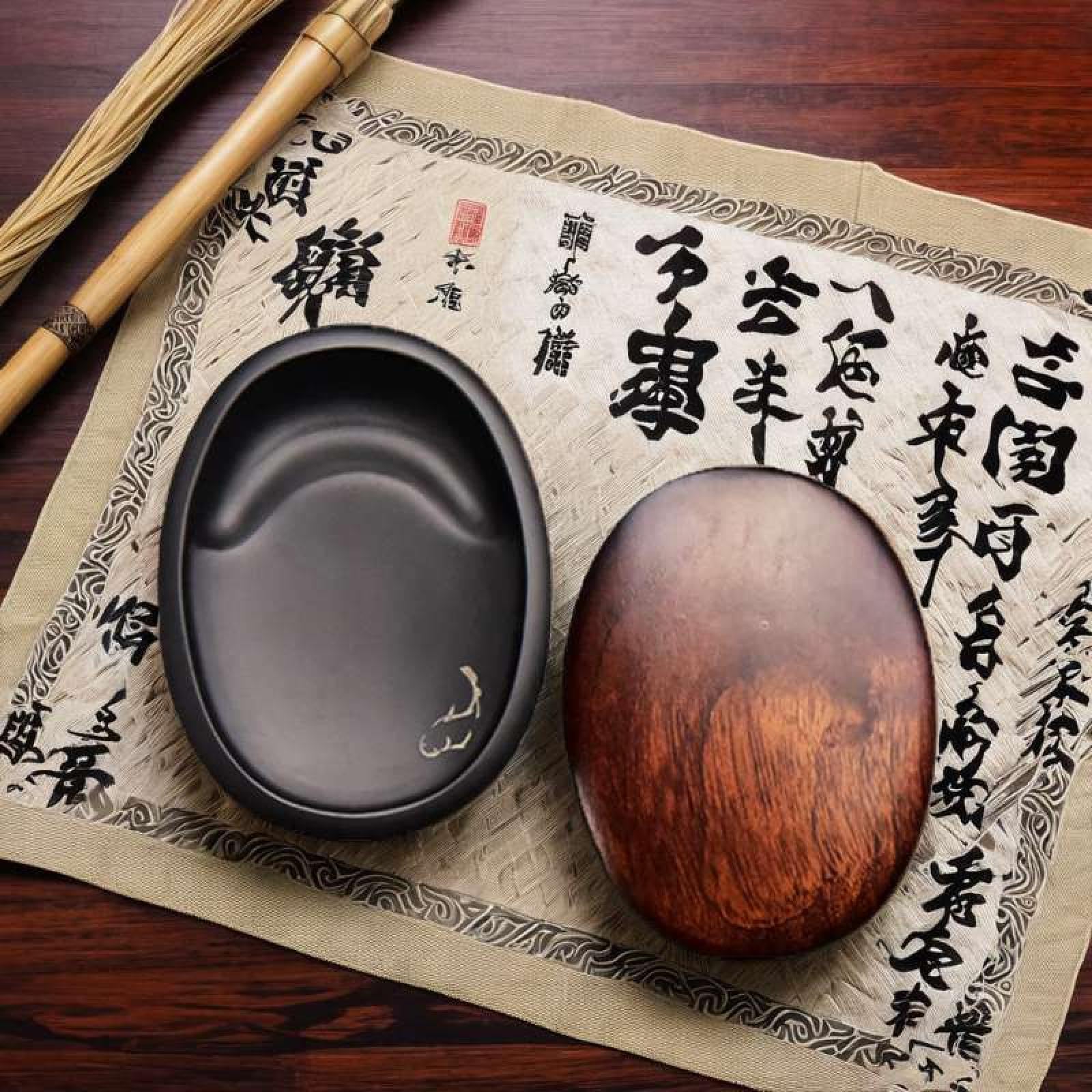 中国墨 Amazon.co.jp: LSZIZZITミニ硯、硯、墨溜り、書道、天然石、本石