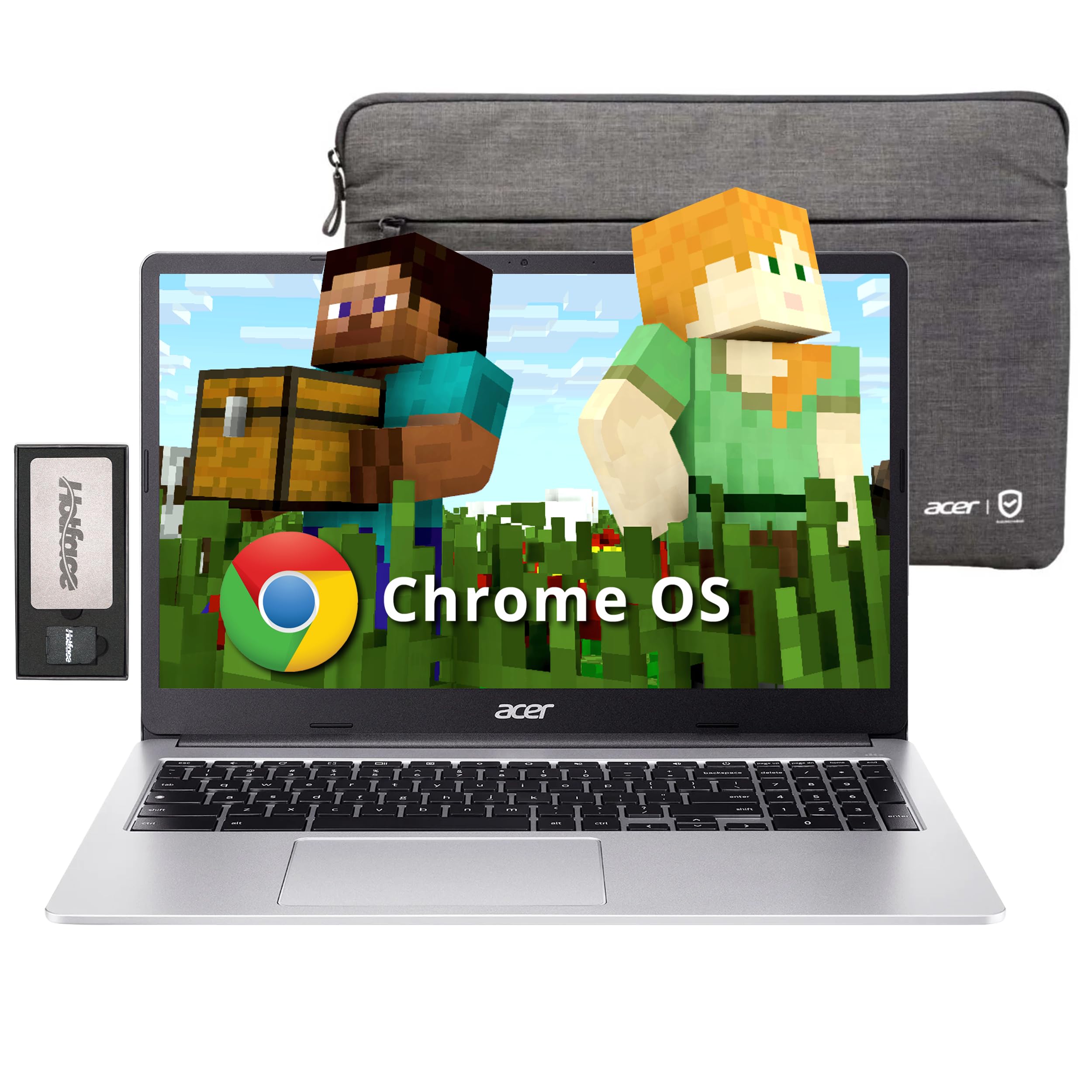 Acer Chromebook 315 15.6" HD Laptop, Intel Pentium N6000, 4GB LPDDR4X, 288GB Storage (128GB eMMC & 160GB Docking Station Set), Intel UHD Graphics,