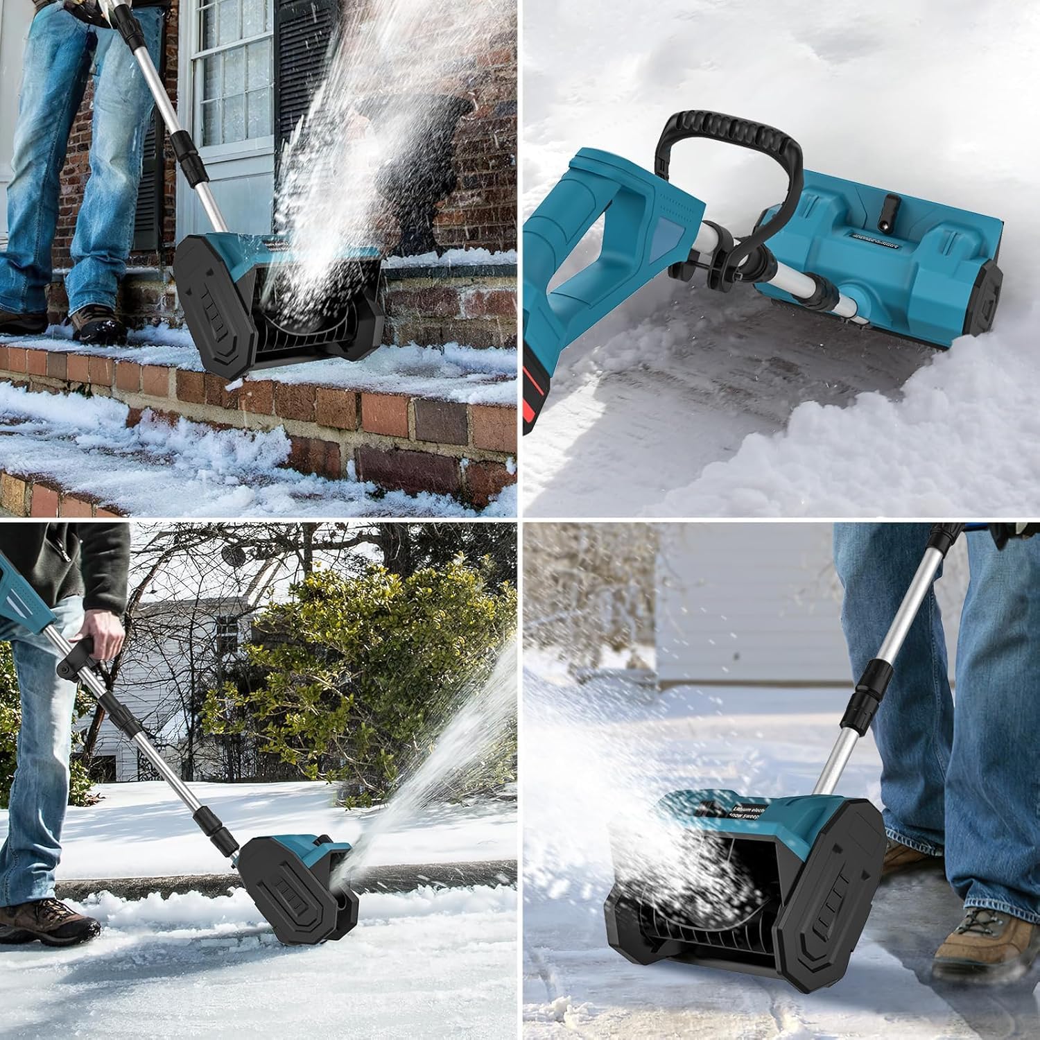 Amazon.co.jp: 電動除雪機 電動除雪スコップ 手持ち式 コードレス 自走