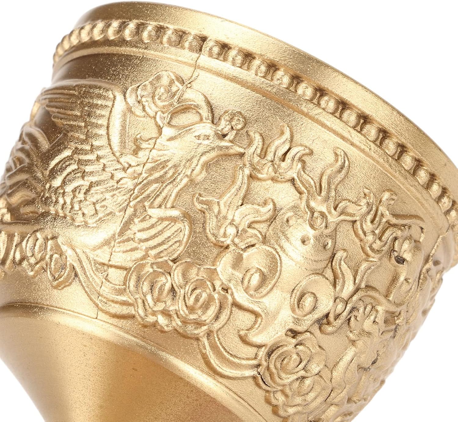 Pimp Cup Gold Chalice - Brass Royal Goblet, Medieval Vintage Golden Chalice for Party Banquet Wedding