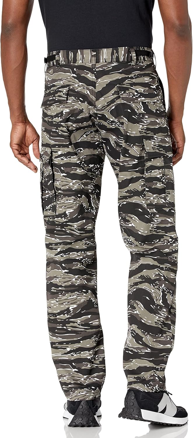 BACKBONE Mens Casual Camouflage Cargo Pants Army Military BDU Pants - Image 5