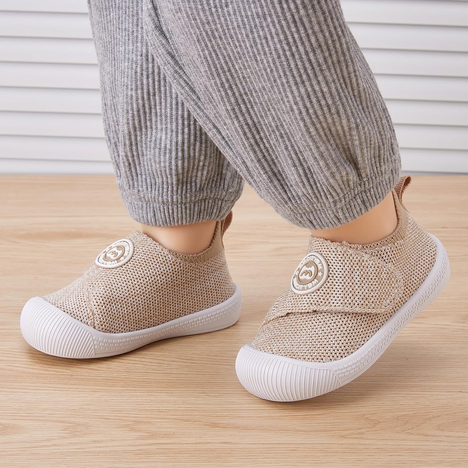 BMCiTYBM Baby Shoes Infant Boy Girl First Walker Shoes Toddler Walking Shoes Lightweight Non-Slip Sneakers for 6 9 12 18 24 Months - Image 2