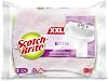 Scotch-Brite Soft XXL Bathroom Scrub Sponge - 1 Piece per Pack - Non-scratch Scourer for Cleaning Bathroom Surfaces such as Glass, Chrome or Ceramic, White