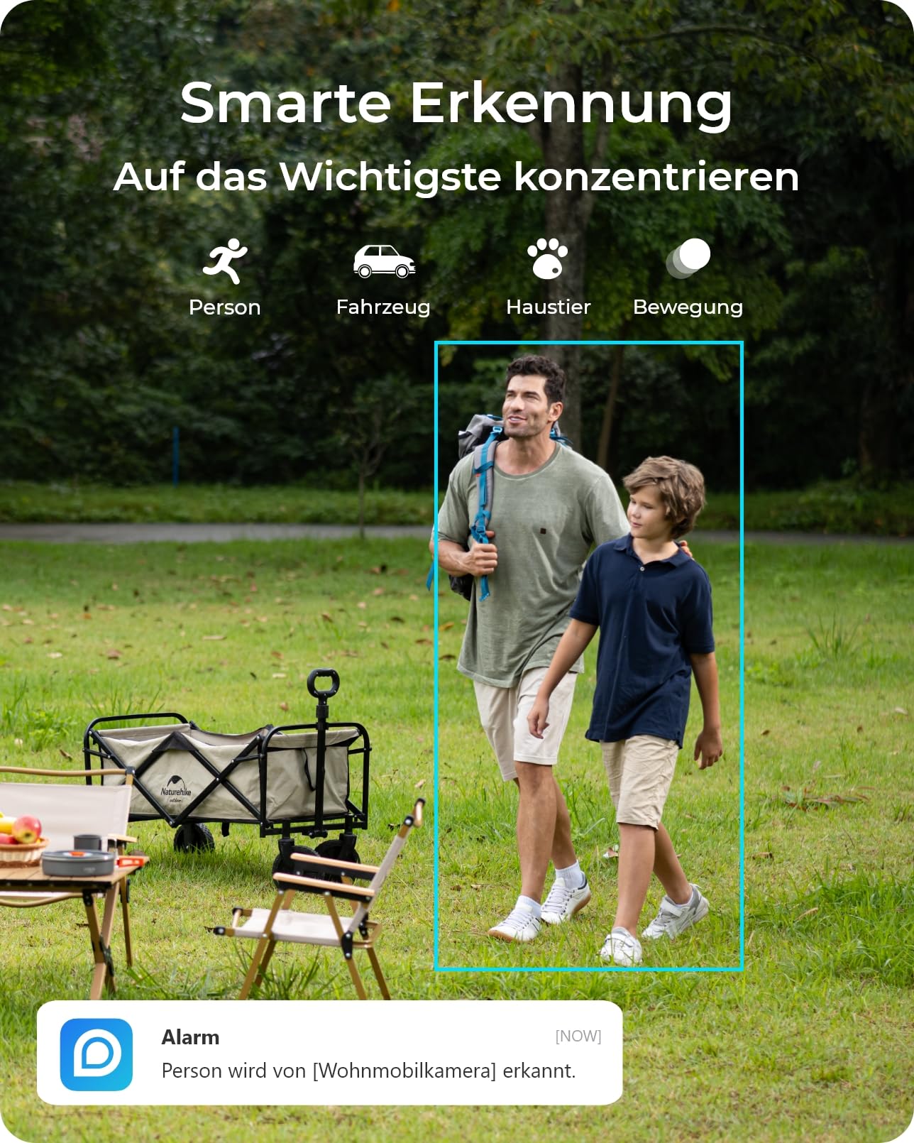Reolink 4K 4G LTE Überwachungskamera mit SIM Karte, 8MP Solar Kamera Outdoor ohne WLAN, Person/Auto/Haustiererkennung, PIR Bewegungsmelder, IR-Nachtsicht, microSD-Kartenslot, Go Ultra+6W Solarpanel