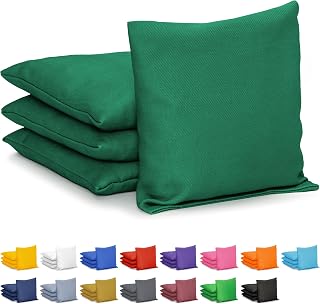 GoSports Classic Cornhole Bean Bags - Set of 4 Regulation 6x6" 16oz All-Weather Dual-Sided, 16 Colors Mix & Match