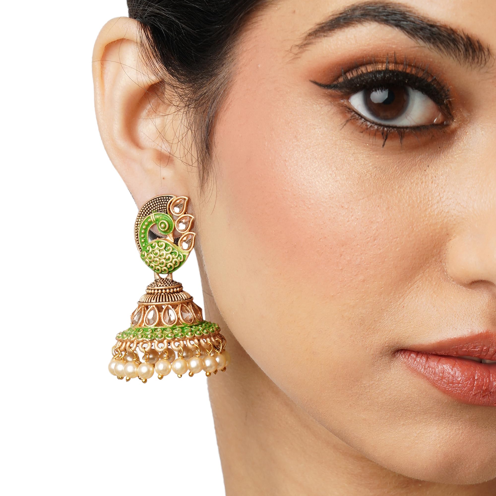 Chandbali Ethnic Earrings - Latest Design