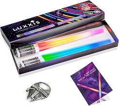 LUXXIS Lightsaber Chopsticks Light Up LED Glowing Light Saber Chop Sticks
