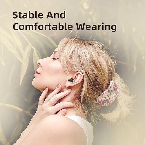 Miniatura 8 de KBEAR KW1 - Auriculares USB tipo C con micrófono y control de volumen, auriculares con cable de madera con dinámica intensa, OFC plateado cable DAC