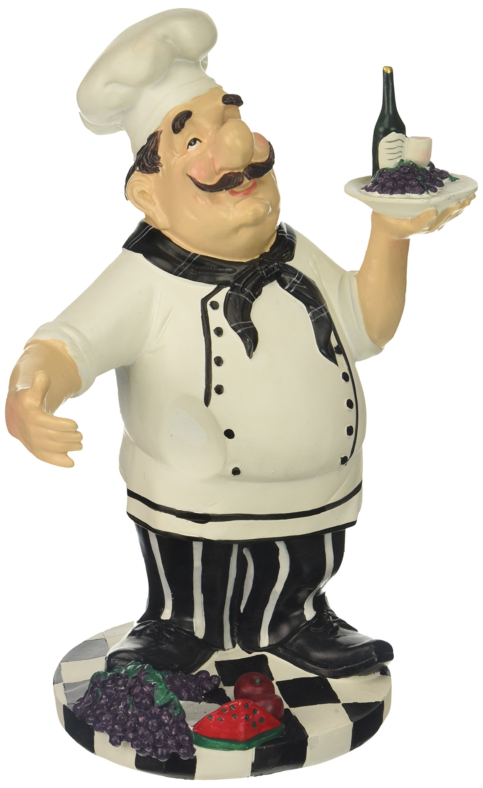 Accent Plus Chef Wine Bottle Holder, 8.25" x 5.75" x 11.8"