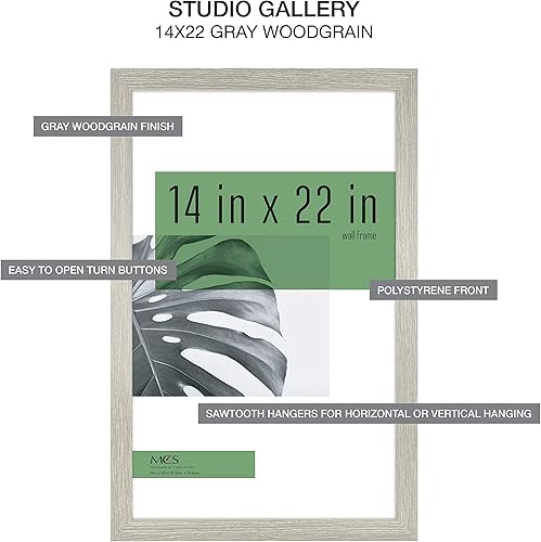 Vista 12 de MCS Studio Gallery - Portarretratos de textura de madera, negro, 10 x 10 pulgadas, para colgar y soporte posterior, marco cuadrado para fotos