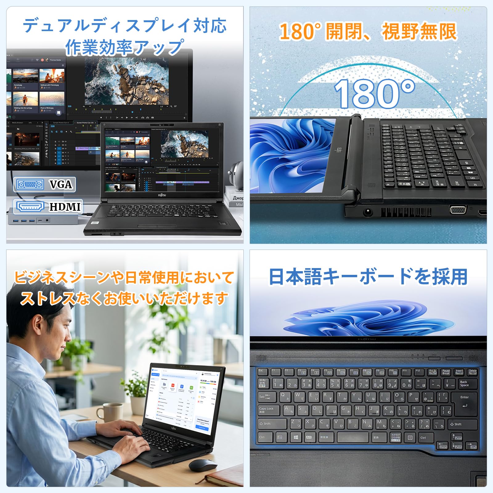 Amazon.co.jp: 【整備済み品】中古 ノートパソコン 富士通 LIFEBOOK