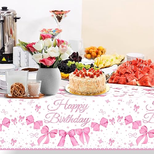 Miniatura 107 de CC HOME 1 pieza de mantel de plástico para fiesta de los 90 de 54 x 87 pulgadas de largo, mantel vintage retro de los 90 de hip hop, tema de 1990