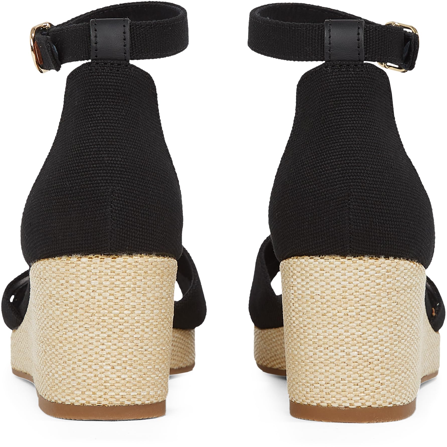 Tommy Hilfiger Alpargatas de cuña Mujer Flag Criss-Cros Mid con correa de tobillo